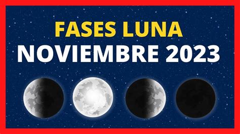 Fases De La Luna Noviembre Calendario Lunar Noviembre