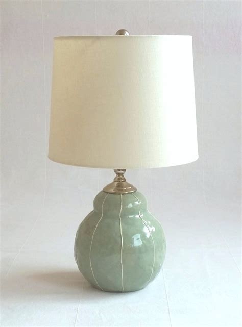 Etsy Lamp Small Ceramic Bedside Table Lamp Contemporary Etsy