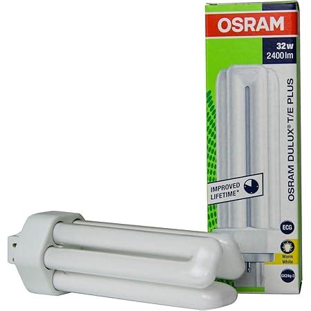 Osram Dulux T E Plus Compact Fluorescent Lamp Gx Q W Warm