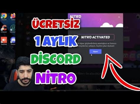 1 Aylık Discord Nitro Hediyesi Nasıl Alınır 2024 YouTube