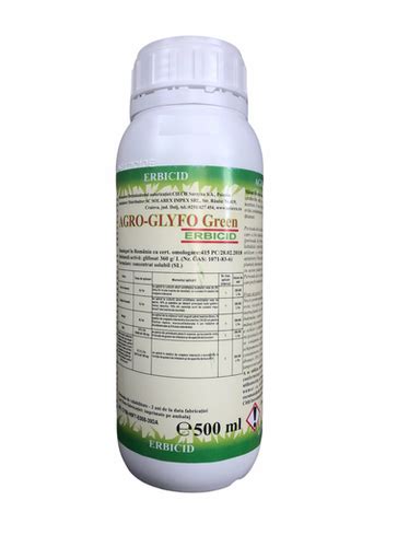 Erbicid Total Agro Glyfo Green 500 Ml Agrohorticola