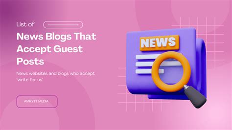 1400 News Blogs That Accept Guest Posts 2024 Websites List