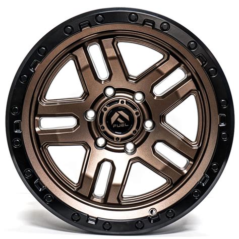 Jogo De Rodas Fuel D702 Aro 18x90 Bronze 6x1397 Et 1 Sigma Car