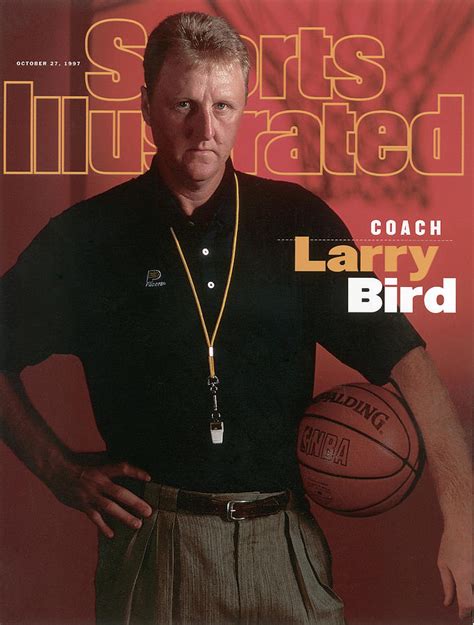 Indiana Pacers Coach Larry Bird Sports Illustrated Cover by Sports ...