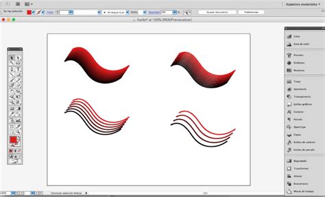 Adobe Illustrator Herramienta Fusi N