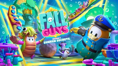 Fall Guys Season 3 Sunken Secrets Gameplay YouTube