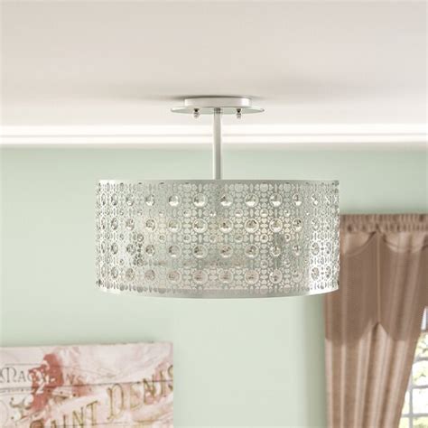 Everly Quinn Semi Flush Mount Reviews Wayfair