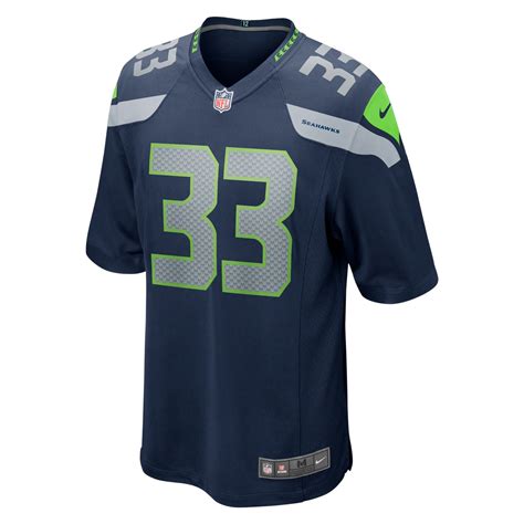 Men's Nike Jamal Adams College Navy Seattle Seahawks Game Team Jersey