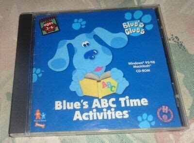 Computer Game Pc Cd Rom Blue S Clue Blue S Abc Time Activities