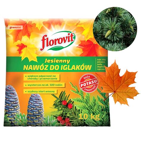 NAWÓZ JESIENNY DO IGLAKÓW TUJE IGLAK FLOROVIT 10kg NAWÓZ JESIENNY DO