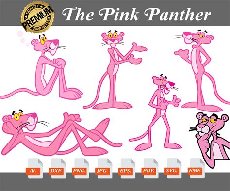 Pink Panther Cartoon Sticker 15x8 | ubicaciondepersonas.cdmx.gob.mx