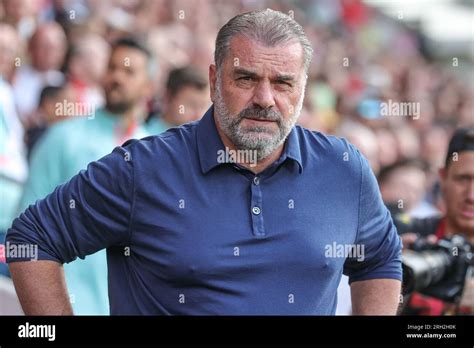 Ange Postecoglou During The Premier League Match Brentford Vs Tottenham