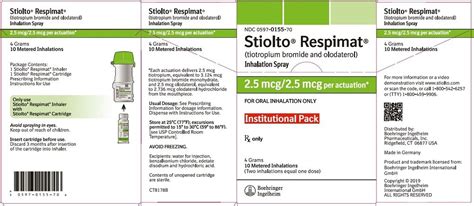 Stiolto Respimat - FDA prescribing information, side effects and uses