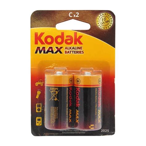 Kodak Max Alkaline Orta Boy C Li Pil Nezih