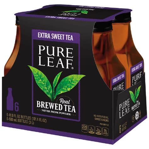 Pure Leaf Extra Sweet Tea 16 9 Oz Bottles Shop Tea At H E B