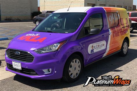 Ford Transit Connect Radio Station Wrap Platinum Wraps Ford Transit Radio Station Wrap San