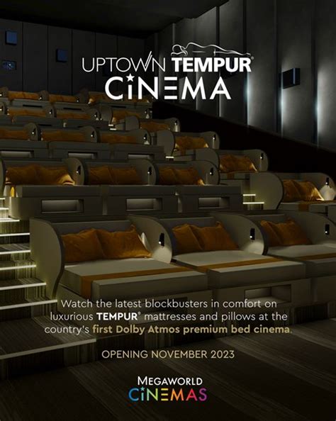 Megaworld Cinemas Partner with Tempur for PH's First Premium Bed Cinema