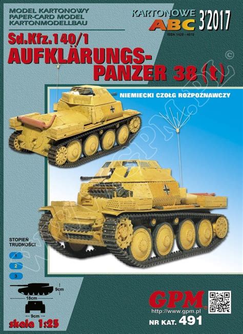 Aufkl Rungspanzer T Sd Kfz Fentens Kartonmodellbau