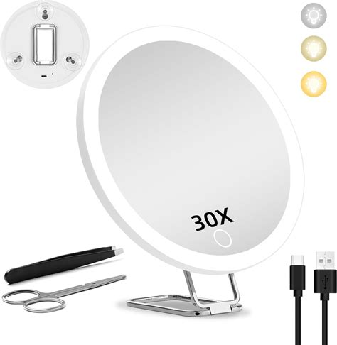 X Magnifying Mirror With Light Large Magnifying Makeup Mirror