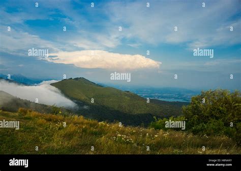 Mountains In Italy Near The Lake Como In Summer Stock Photo Alamy