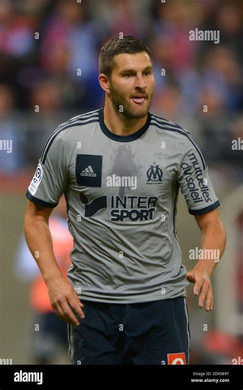 OM S Andre Pierre Gignac During The French First League Soccer Match