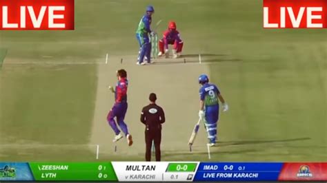 Psl Live Match Today Psl Match Karachi King Vs Multan Sultans Live