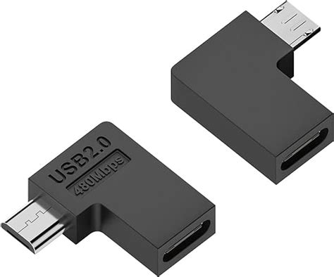 Amazon Qianrenon Usb C To Micro Usb Angle Charging Data