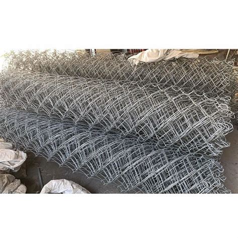 Stainless Steel Galvanized Chain Link Fencing Height 10 Ft At Rs 80kg In Madha