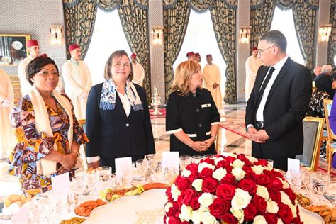 Déjeuner offert par Sa Majesté le Roi Mohammed VI Roi du Maroc à la