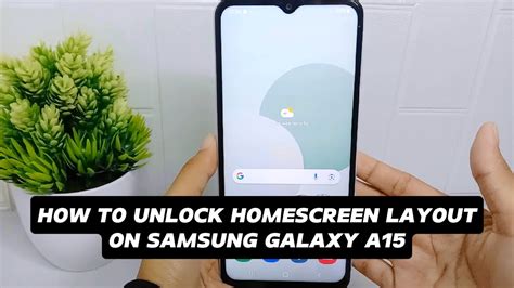 How To Unlock Home Screen Layout On Samsung A A G Youtube