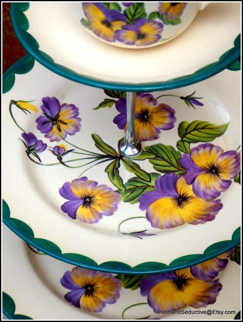 Three Tier Classic Victorian Afternoon Tea Cake Stand Vintage Etsy