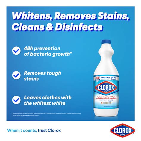 Clorox Liquid Bleach Original 950 Ml Eri Vista