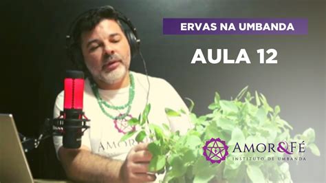 CURSO DE ERVAS NA UMBANDA AULA 12 MANJERICÃO YouTube