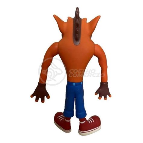 Boneco Action Figure Crash Bandicoot Articulado Cm No Shoptime