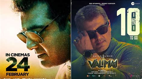 Valimai: Ajith Kumar fans trend #ValimaiFDFS as the 10-day countdown of ...