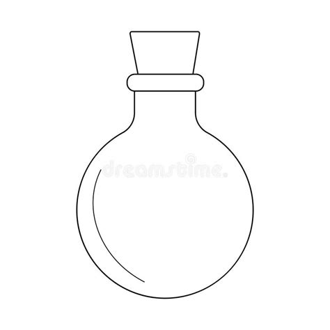 Potion Bottle Outline Clip Art