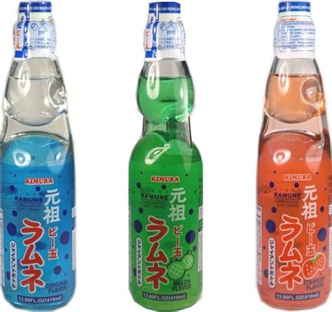 GIANT Ramune Japanese Soda Kimura Carbonated Marble Soft Drink