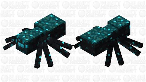 Sculk Spider Minecraft Mob Skin