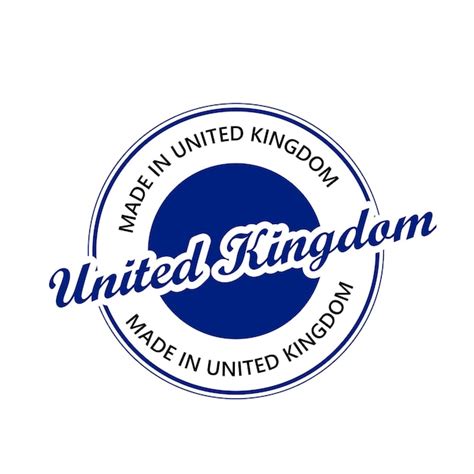 Premium Vector Made In United Kingdom Logo Design