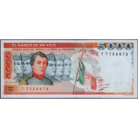 Mexique Pick Pesos S Rie Fe Pr Fixe T