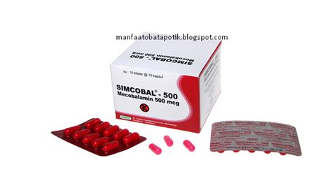 Fungsi Dan Manfaat Mecobalamin Capsule 500 Mcg Manfaat Obat Apotik