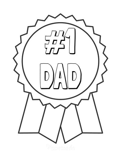 Happy Father's Day Coloring Pages for Kids