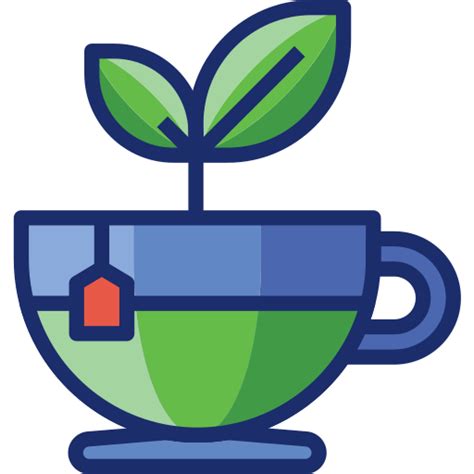 Green Tea Flaticons Lineal Color Icon