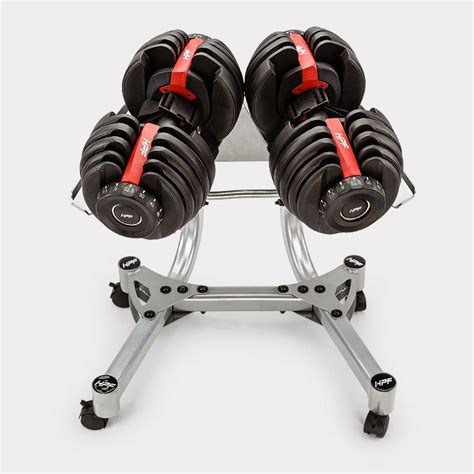 Buy 48kg Adjustable Dumbbell Set with Stand | Grays Australia