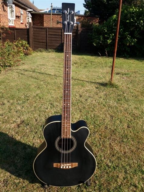 Harley Benton Electro Acoustic Bass Guitar In Rochester Kent Gumtree