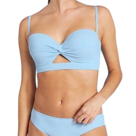 Shade Shore Swim Shade Shore Babyblue Bikini Top Dd Comfortable