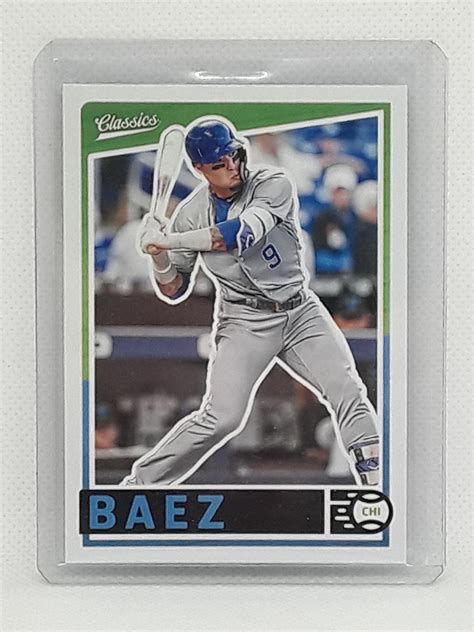 Javier Baez Chronicles Classics Chicago Cubs Ebay