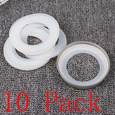 10 Silicone Airtight Sealing Rings Seal 70mm86mm Preserving For Mason