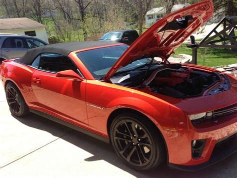 Sell New 2013 Chevrolet Camaro ZL 1 Convertible Inferno Orange Metallic