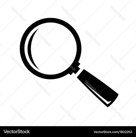 Magnifying glass Royalty Free Vector Image - VectorStock